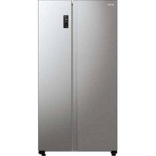 Fritstående side-by-side køleskab Gorenje NRR9185EAXL, 550 l, E, sølv