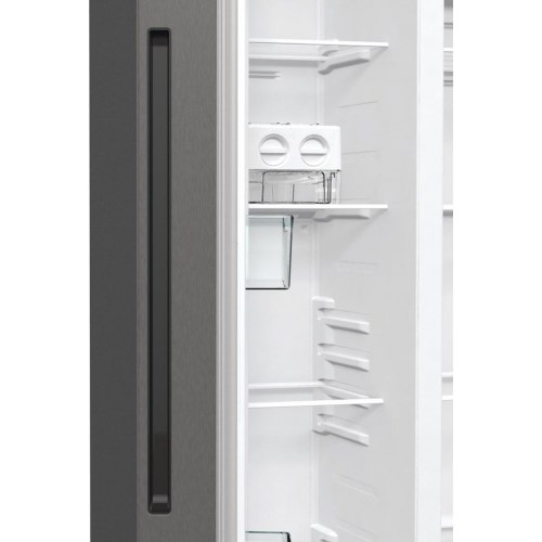 Fritstående side-by-side køleskab Gorenje NRR9185EAXL, 550 l, E, sølv