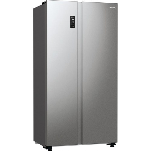 Fritstående side-by-side køleskab Gorenje NRR9185EAXL, 550 l, E, sølv
