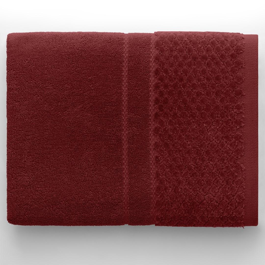 Håndklæde 50x90 cm vinrød - AmeliaHome Rubrum, klassisk