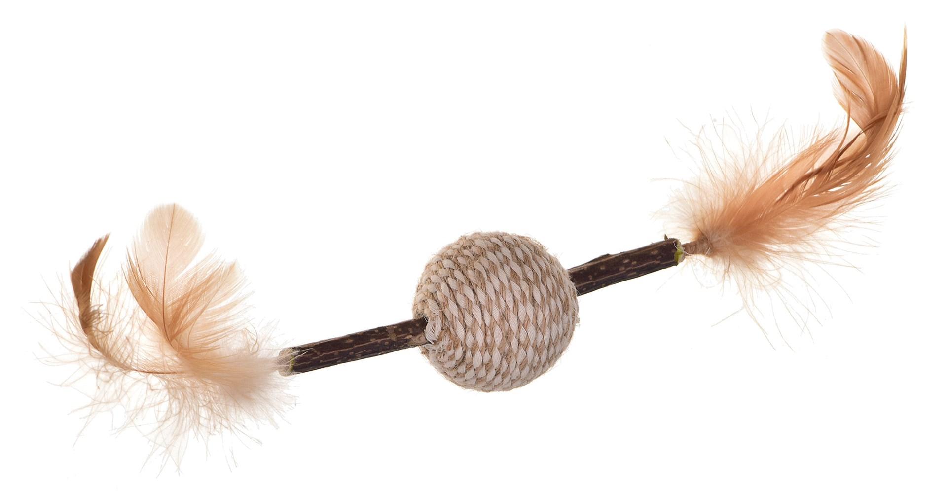 Kattelegetøj TRIXIE Matatabi med fjer, 20 cm raslende