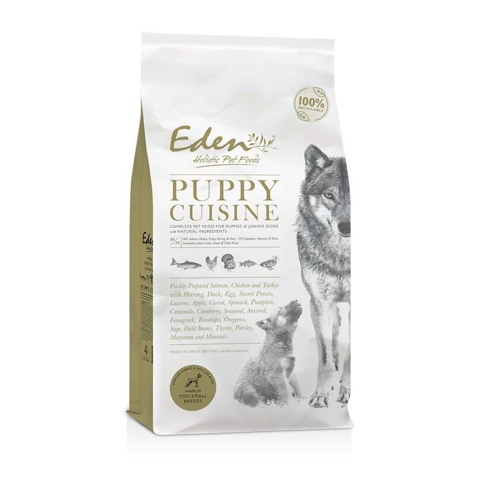 Hvalpefoder tørfoder Eden Puppy Cuisine 80/20 Small Kibble 6 kg