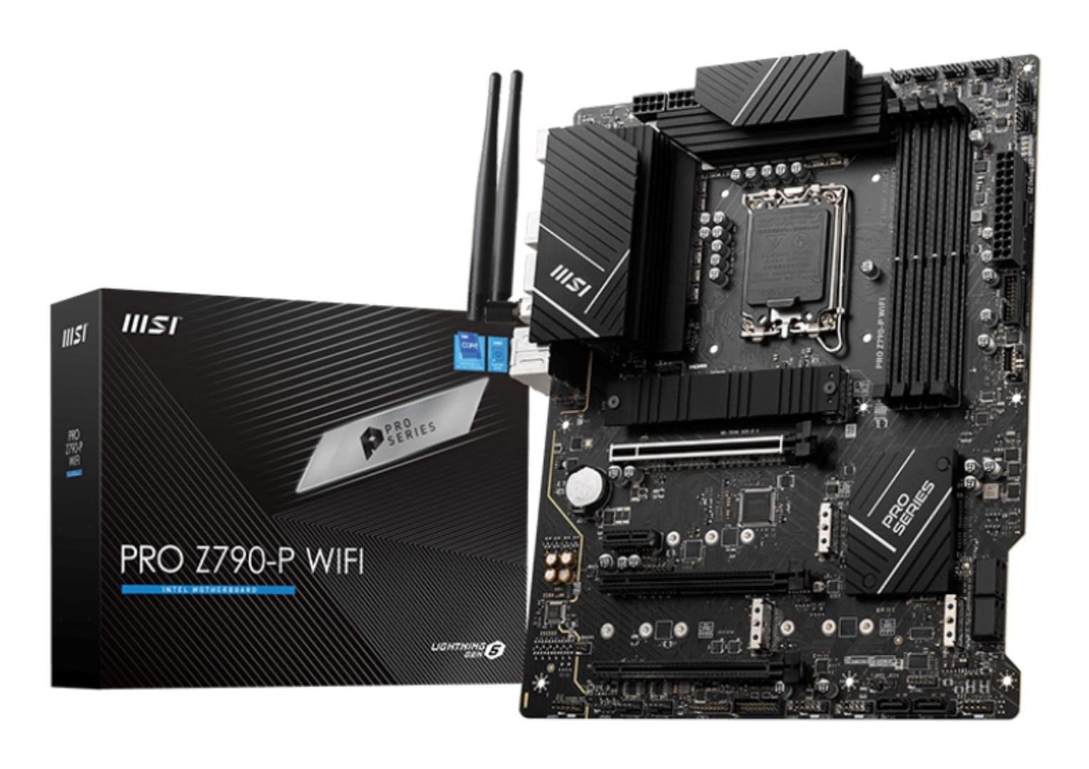 Bundkort MSI PRO Z790-P WIFI - Intel Z790 LGA 1700 ATX billede