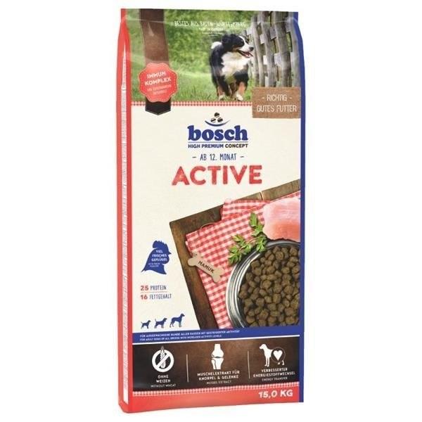 Hundefoder tørfoder Bosch Active – 15 kg