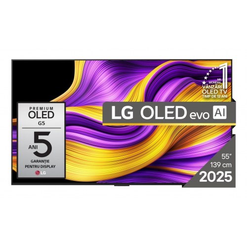 OLED TV LG OLED evo AI G5 55" 4K Ultra HD Smart TV (sort)