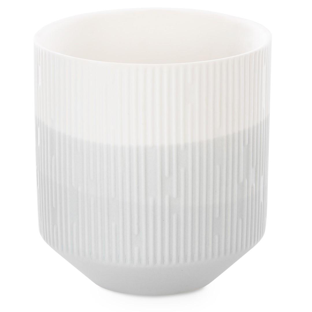Krukke grå/hvid FINO - AmeliaHome - moderne indendørs keramik 9 cm
