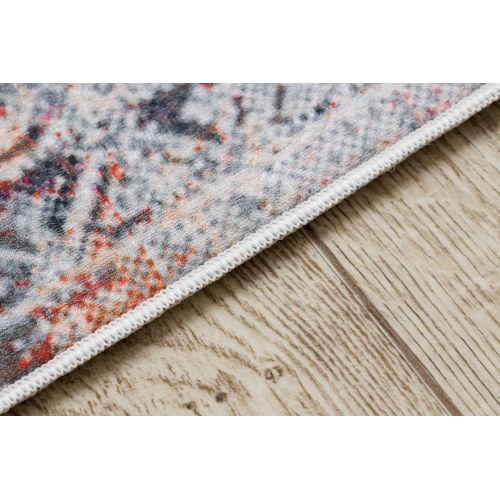 Gulvtæppe Hakano Arlen Frame3 - rød vintage, 120×170 cm