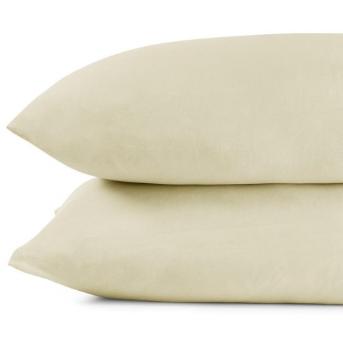 Pudebetræk 40x145 jersey - DecoKing AMBER, beige, klassisk, glat