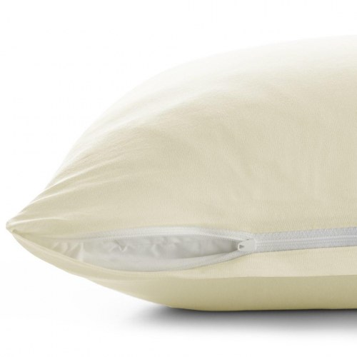 Pudebetræk 40x145 jersey - DecoKing AMBER, beige, klassisk, glat