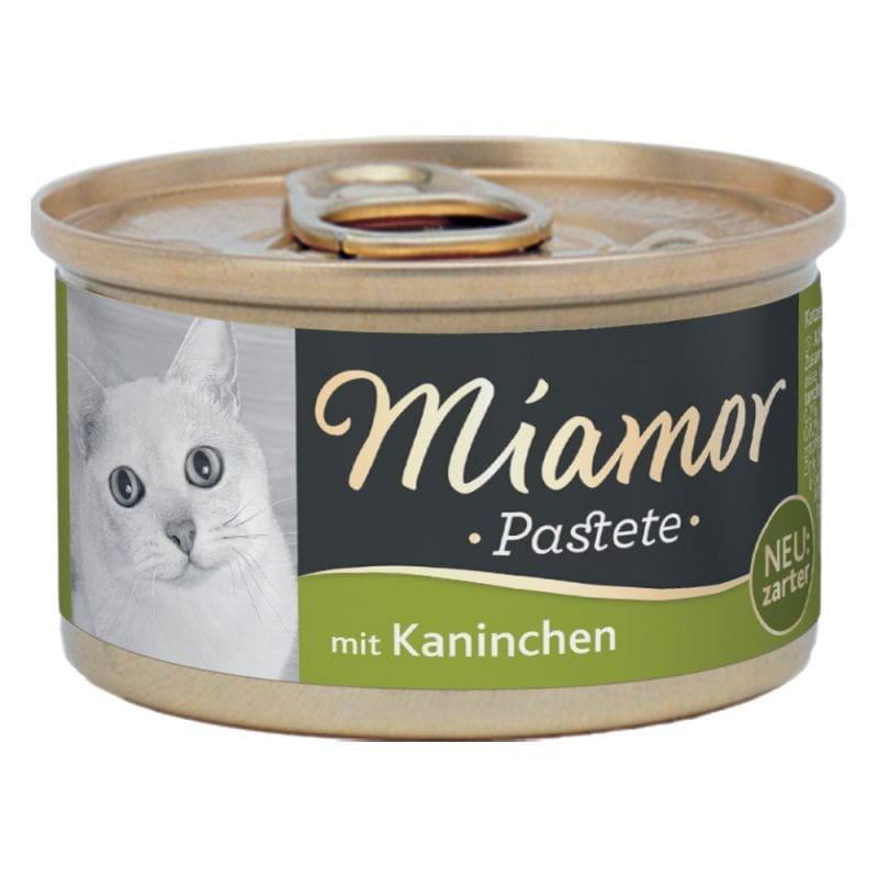 Vådfoder til kat - Miamor Pastete med kanin, 85 g