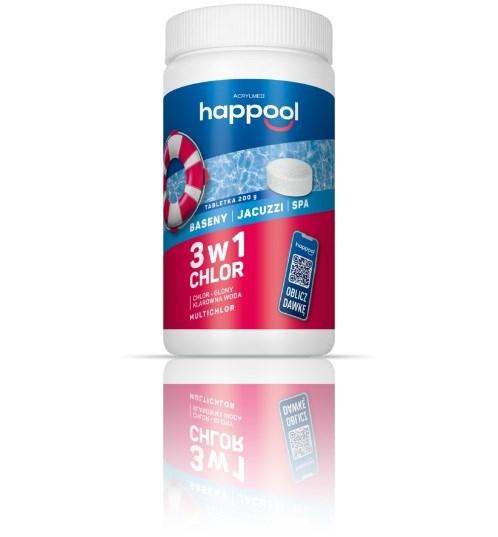 Pool klortabletter Acrylmed MULTICHLOR 3-i-1 - 20 g tabletter, 1 kg