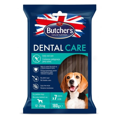 Hundetandpleje tyggepinde Butcher’s Dental Care - mellemstore hunde 180 g