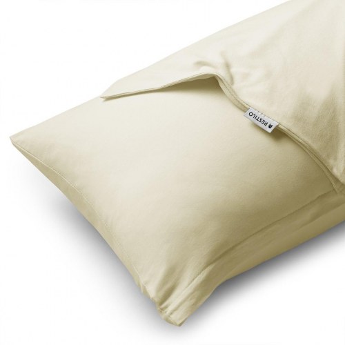 Pudebetræk 40x80 jersey - DecoKing AMBER, beige, klassisk