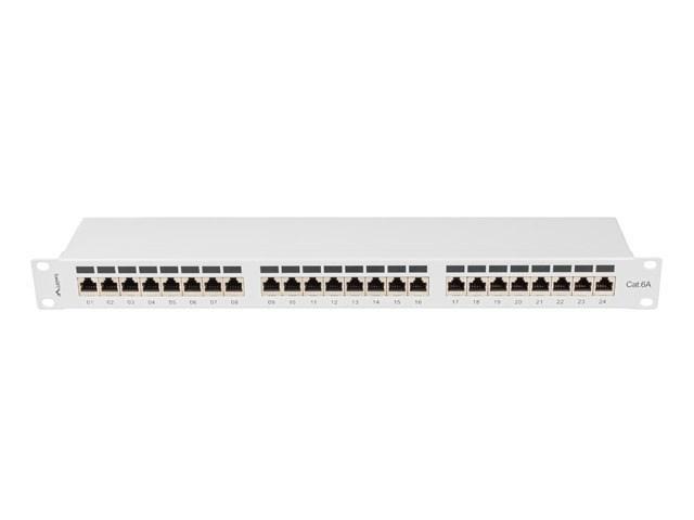 Patchpanel 1U Cat6a 24-porte - Lanberg PPSA-1024-S billede