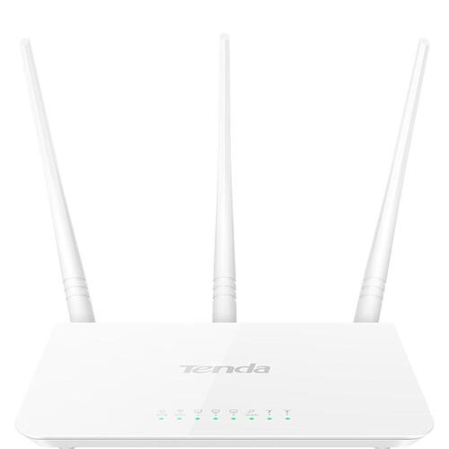 Wi‑Fi router Tenda F3 – 300 Mbit/s, Fast Ethernet, hvid