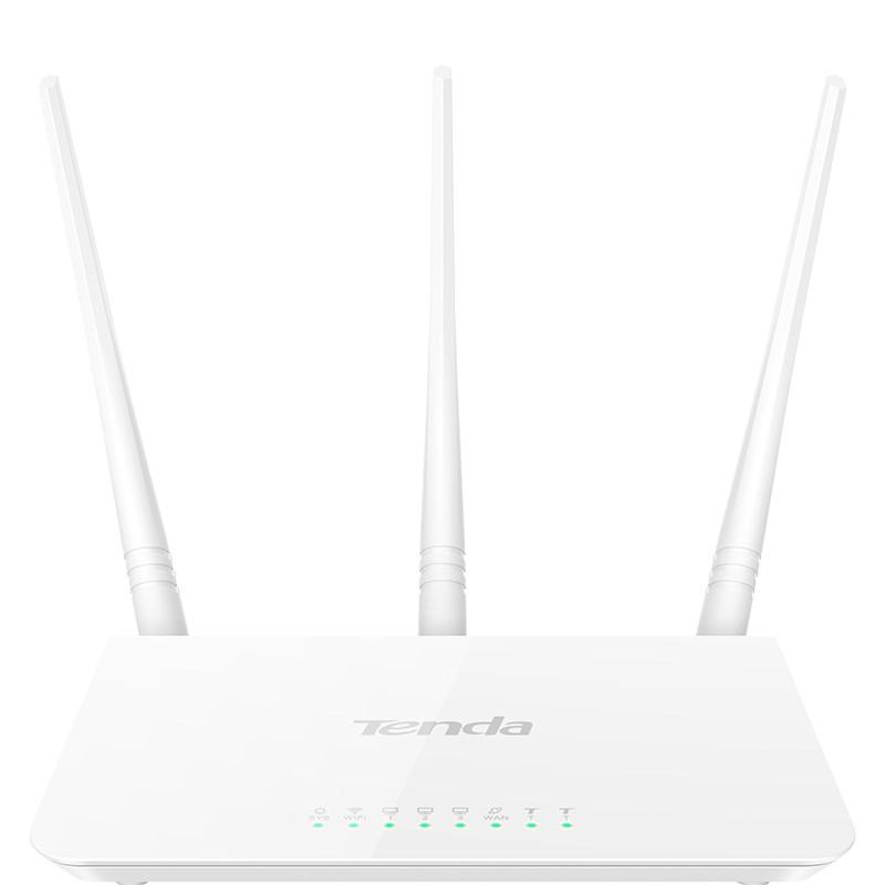Wi‑Fi router Tenda F3 – 300 Mbit/s, Fast Ethernet, hvid