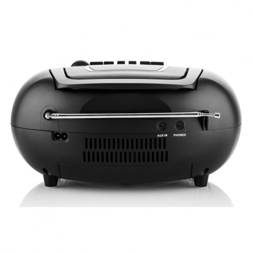 DAB+ radio med CD og kassette – JVC RC‑E561B i sort