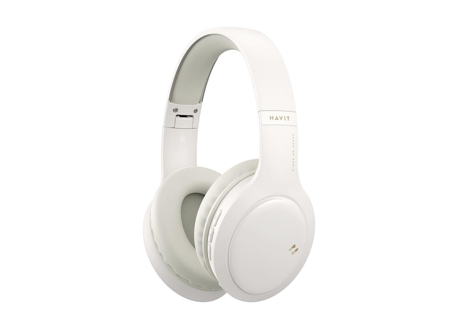 Trådløse høretelefoner Havit H633BT – on-ear, beige