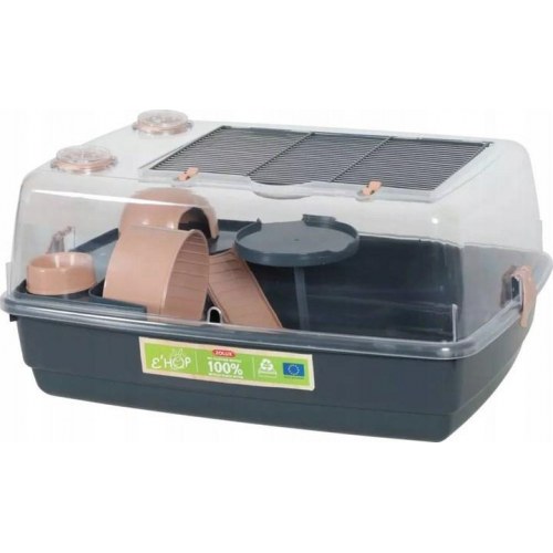 Hamsterbur ZOLUX E’Hop 55 cm – pink/grå