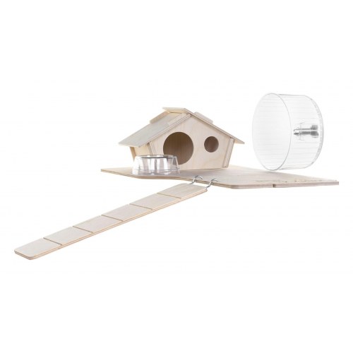 Gnaverbur med ben ZOLUX Neo Nigha H36, sort – 1 stk.