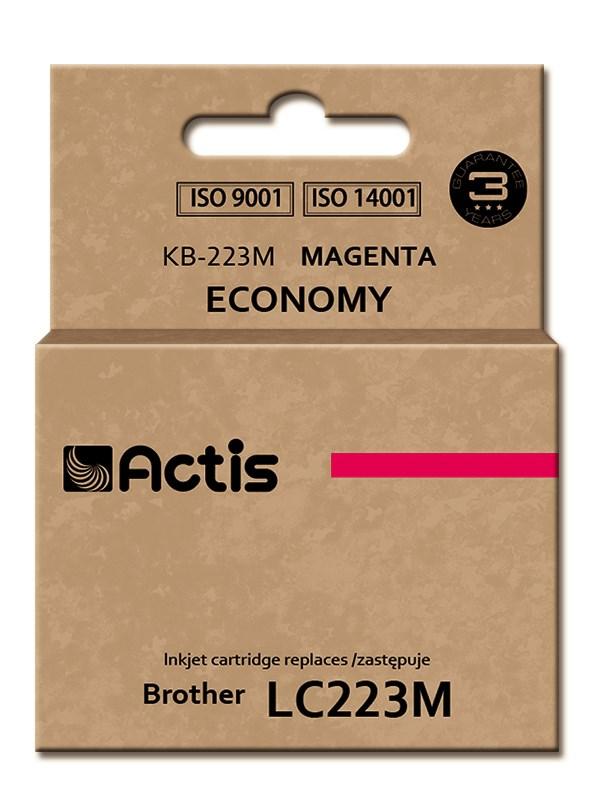 Blækpatron til Brother – Actis KB-223M, magenta, standard, 10 ml (erstatter LC223M)