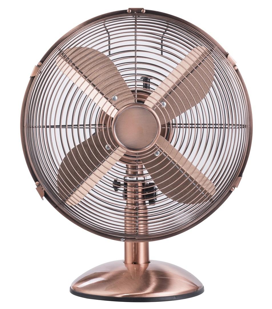 Ravanson WT-7033M, Husholdning ventilator, Kobberfarve, Bord, Metal, 33,5 cm, 90°