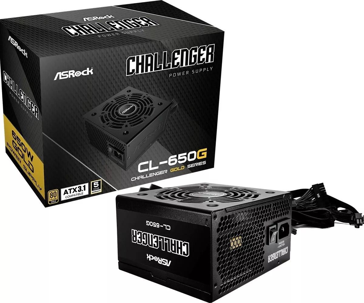 Strømforsyning ASRock Challenger Gold 650 W (CL-650G) billede