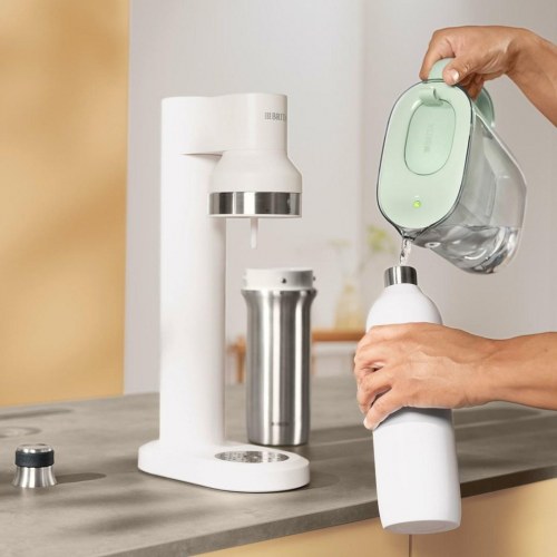 Drikkeflaske BRITA sodaTRIO - 1 l, hvid