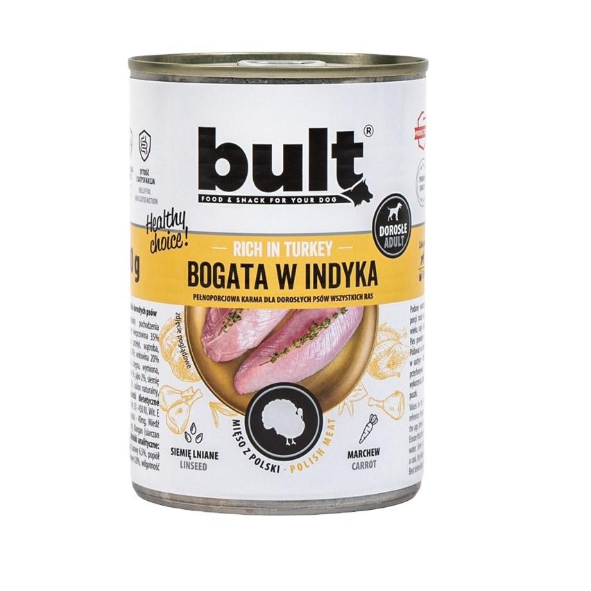 Vådfoder til hund – bult kalkun 400 g