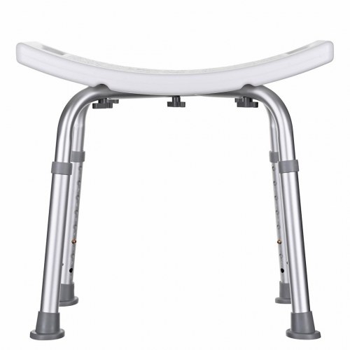 Brusestol med rygløs sæde – ActionMed, højdejusterbar, grå/hvid