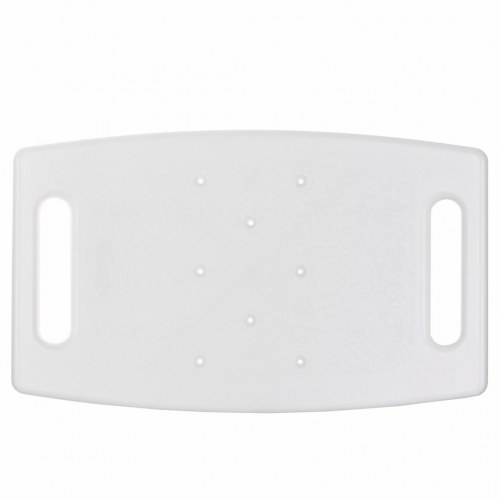 Brusestol med rygløs sæde – ActionMed, højdejusterbar, grå/hvid