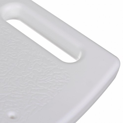 Brusestol med rygløs sæde – ActionMed, højdejusterbar, grå/hvid