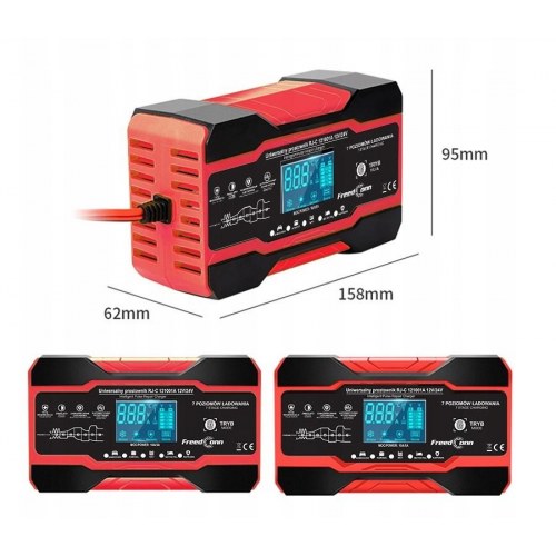 Batterioplader 12V/24V 10A - RJ Tianye FreedConn RJ-C 121001A