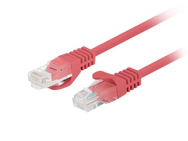 Netværkskabel Cat6 Lanberg - rød 1 m U/UTP, RJ‑45 han/han billede
