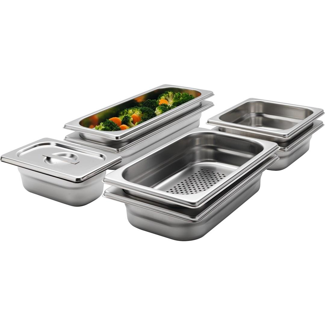 Gastronorm bakke i rustfrit stÃ¥l - Electrolux PKKS8, rektangulÃ¦r 40 Ã 34 cm