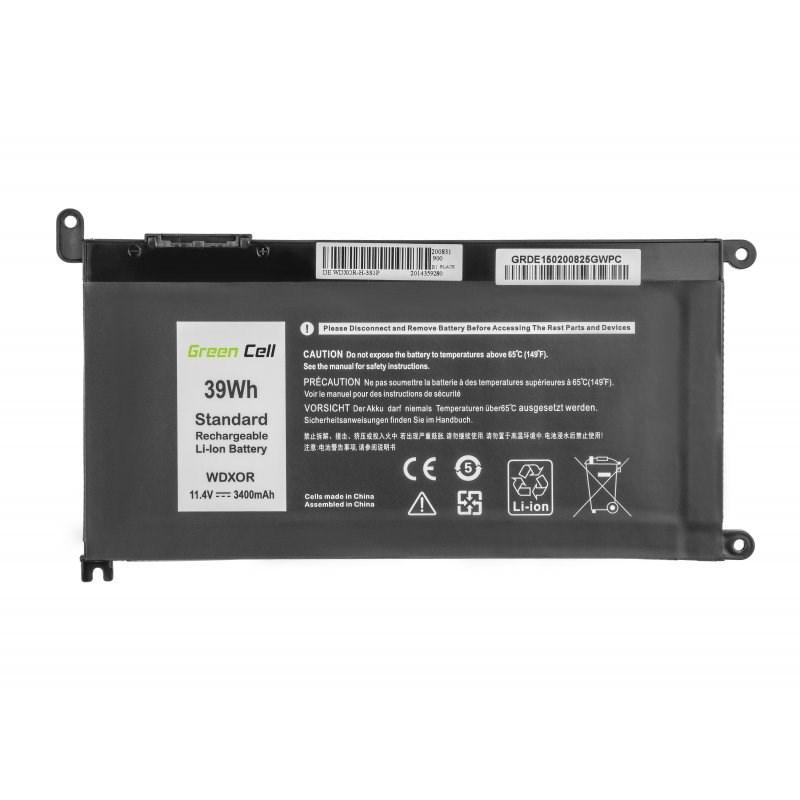 Laptop-batteri Green Cell til Dell, 11,4 V 3400 mAh (LiPo) billede