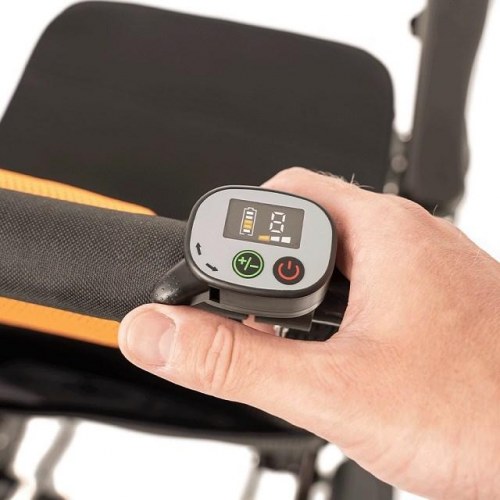 Elektrisk kørestol MDH EASY GO W459 – sort/orange