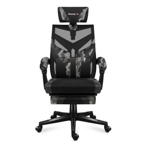 Gamerstol Huzaro Combat 5.0 Camo – mesh og fodstøtte