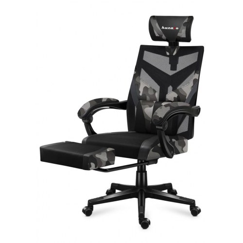 Gamerstol Huzaro Combat 5.0 Camo – mesh og fodstøtte