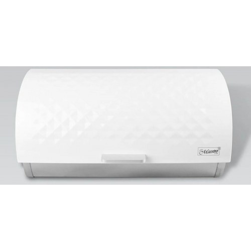 Brødkasse Maestro MR-1676, hvid – rustfrit stål