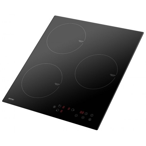 Induktionskogeplade MPM 45 cm - 3 zoner, touch, timer