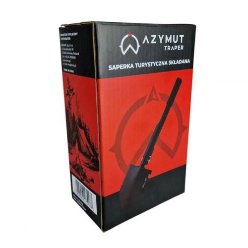 Folde skovl til friluftsliv AZYMUT Trapper – sort