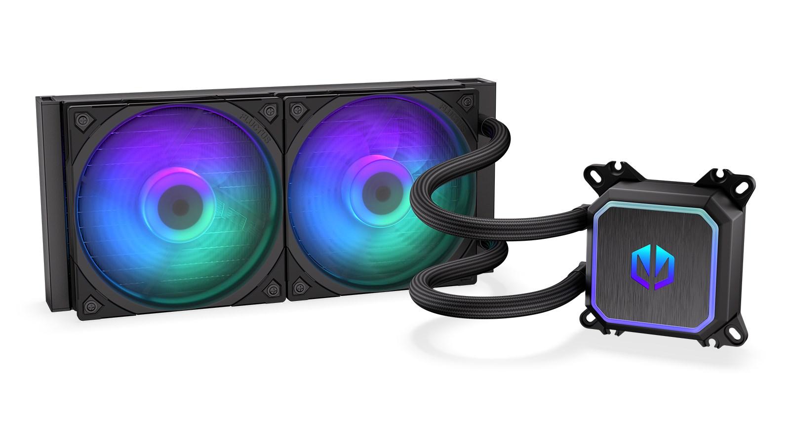 Vandkøler til CPU 240 mm - ENDORFY Navis F240 ARGB, sort billede