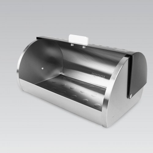 Brødkasse Maestro – sort, rustfrit stål (MR-1676)