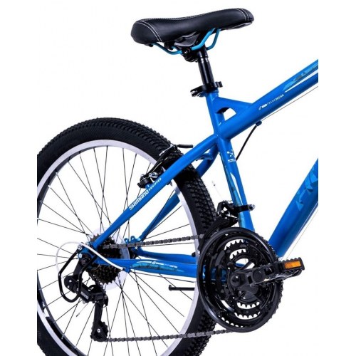 Mountainbike Huffy Extent 24" - blå, til børn 8-11 år