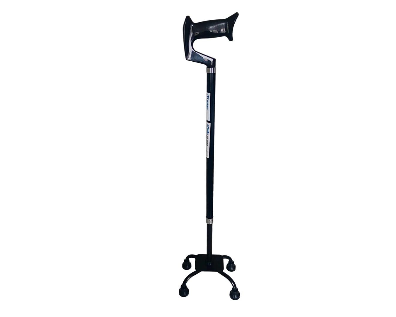 Mobilex Firbenet Stok (Quad Cane) – Ekstra stabilitet og balance