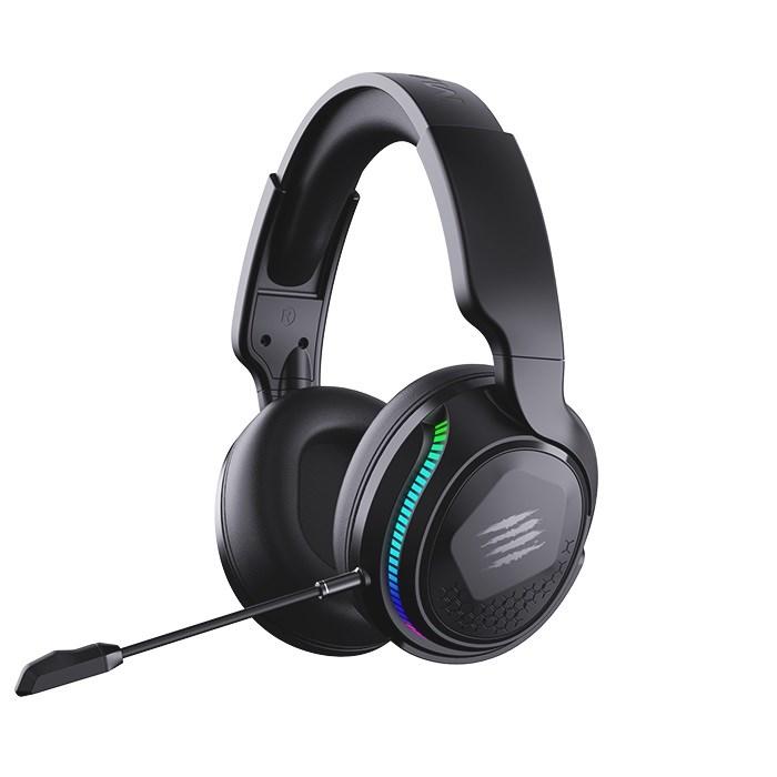 Gaming headset Mad Catz P.I.L.O.T. PRO - trådløs/med kabel, RGB