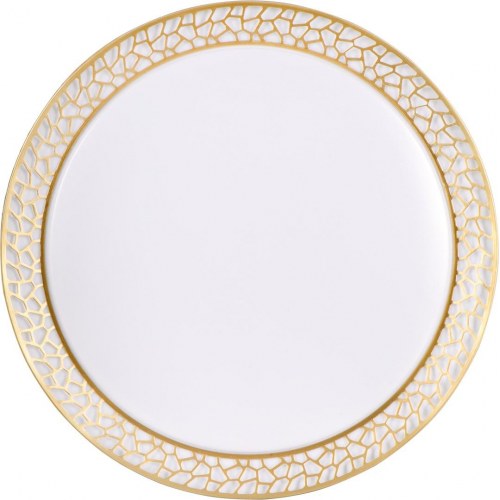 Loftplafond LED Activejet BONI 23 W – hvid/guld, rund