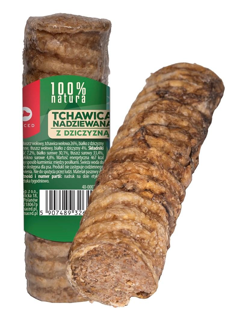 Hundegodbid – MACED oksetraché fyldt med vildt, 120 g