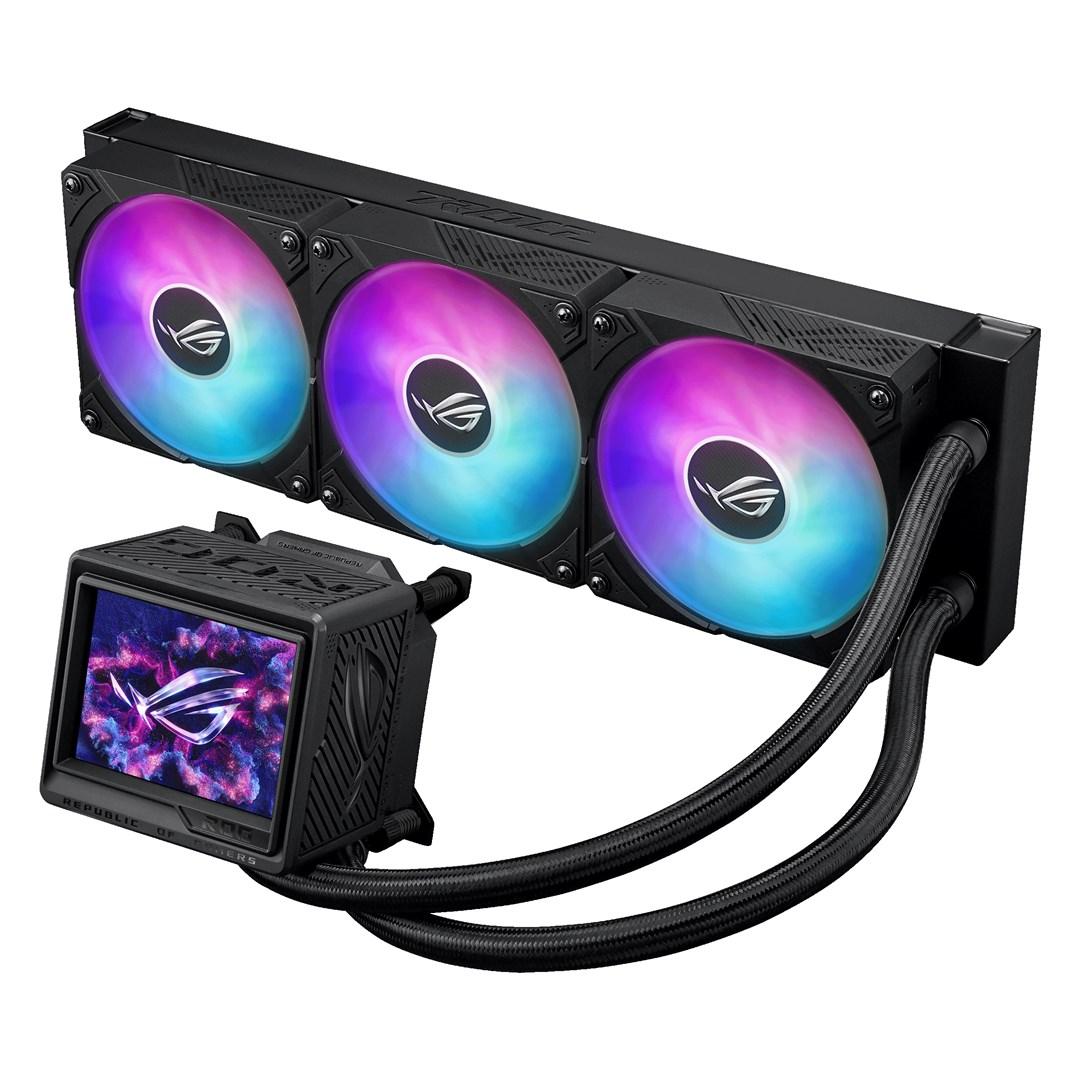 Vandkøler til PC ASUS ROG Ryujin III 360 ARGB Extreme 120 mm - sort billede